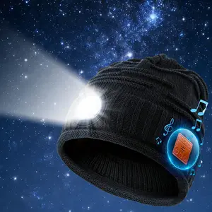 Unisex Beanie with The Light Gifts for Men Dad Father Mom USB Rechargeable Caps Christmas gifts