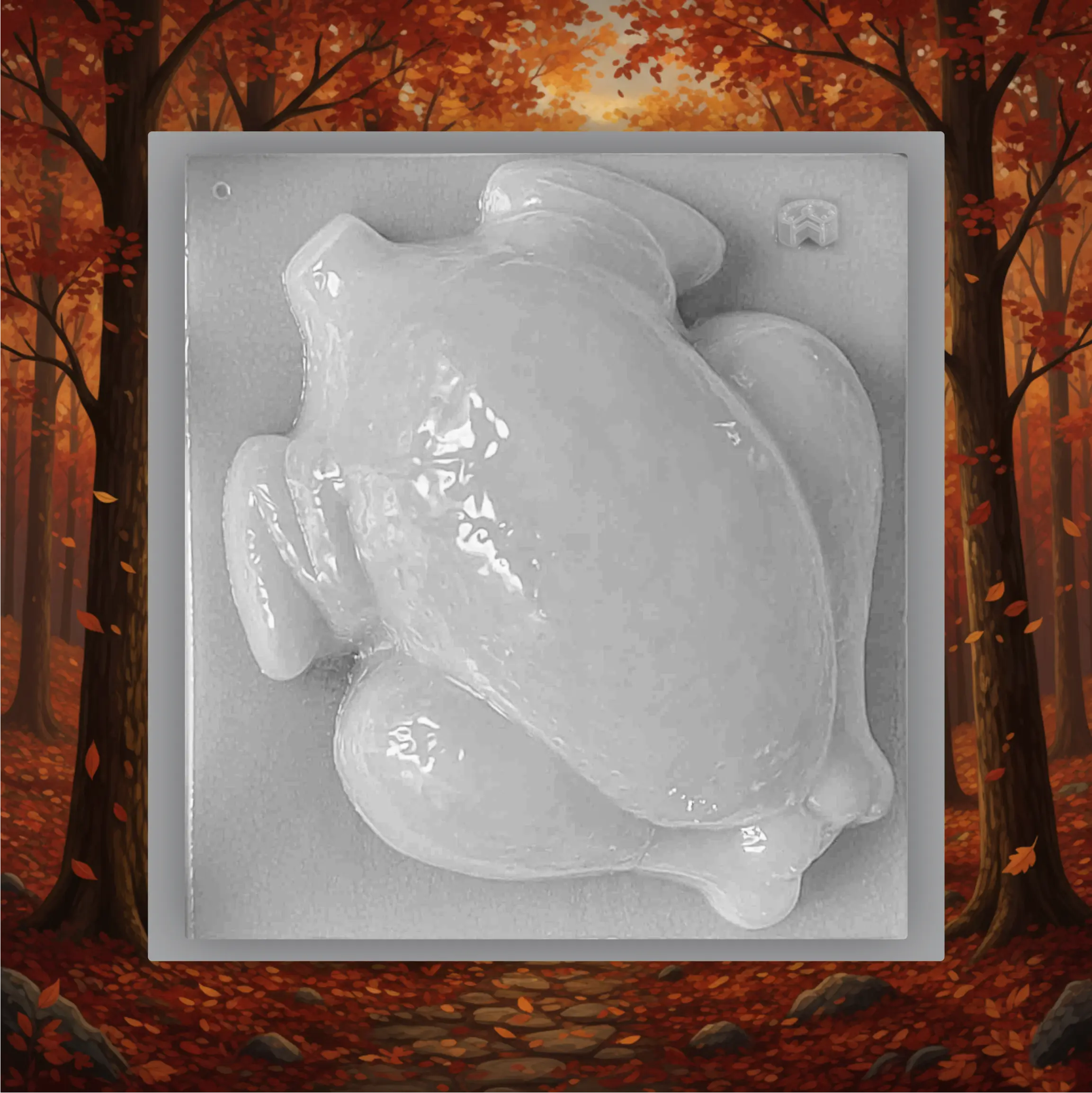 Baked Turkey Gelatin Plastic Mold