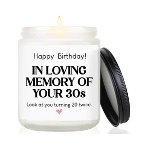40th Birthday Gifts Women, 40th Birthday Decorations for Women/Men Unique, 40 and Fabulous Decorations Candle, Happy 1986 40 Year Old Birthdays Gifts Idea for Friend Sister Wife Husband Daughter
