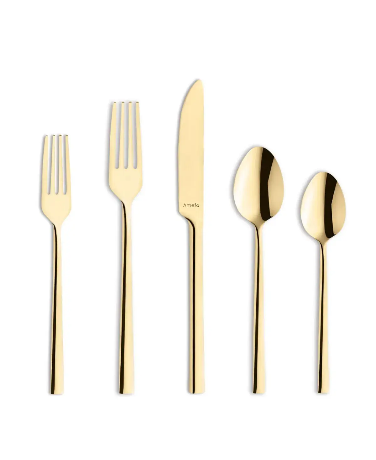 Flatware Set - Dallas - Gold