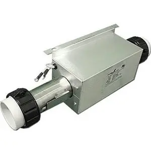 2" x 15" Cal Spa 5.5KW 230V Heater Assembly with Enclosure, 0.12" Pressure Tap, Auto Reset Hi-Limit, 2" Tailpieces, 3.8 lbs High-Quality Modern Household Water Heater Component