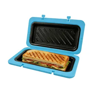 1 Piece New Rectangular Microwave Sandwich Tray, Food Grade Silicone, Quick Even Cooking, Crispy Toasts, Cheese, Wings, Bacon, Steak, Dishwasher Safe