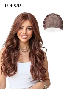 Topshe Mono Wig 6.5x5.5 HD Front Lace Deep 20 Inches, Women's Synthetic Hair for Daily Use and Fashion Styling, Lace Frontal Wig