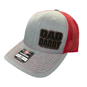 Dad in the Streets Leather Patch Hat - Casual Unisex Hat with Stylish Patch Design, Comfortable Fit & Durable Construction