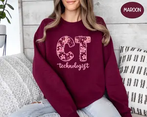 CT Tech T-Shirt Or Sweatshirt ,  CT Technologist Shirt, , Radiology Student , Ct Tech Gifts For Mri Xray Tee Cotton Fabric