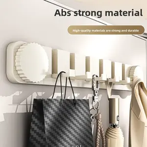 Heavy-duty no-drill hook, suction cup adhesive for entrance door, over-the-door clothes rack, storage magic tool