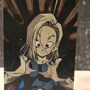 Dragon Ball Z Android 18 3D Printed Character - Blue Outfit with Unique Design and Realistic Features