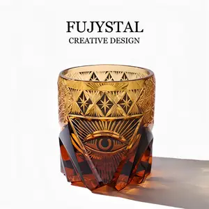 Is This Just a Glass—Or Something Divine?（New Arrival Black Warrior ） Crystal Glassware Ancient