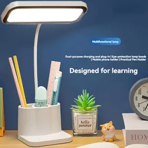 Rechargeable eye protection desk lamp, LED reading light, student dormitory eye protection reading light, can be used for desks, bedrooms