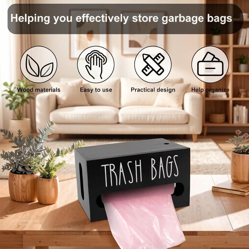 Large Capacity Trash Bag Organizer – Space Saving Garbage Bag Dispenser Box, Foldable Under Sink Storage, Clear Trash Bag Holder for Kitchen, Pantry, Apartment Must Have Large Capacity Trash Bag Organizer – Space Saving Garbage Bag Dispenser Box, Foldable Under Sink Storage, Clear Trash Bag Holder for Kitchen, Pantry, Apartment Must Have