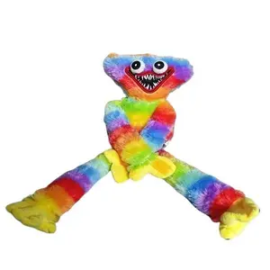 40cm Rainbow Huggy Wuggy Plush Poppy Playtime Horror Monster Doll Home Decor Kids Gift