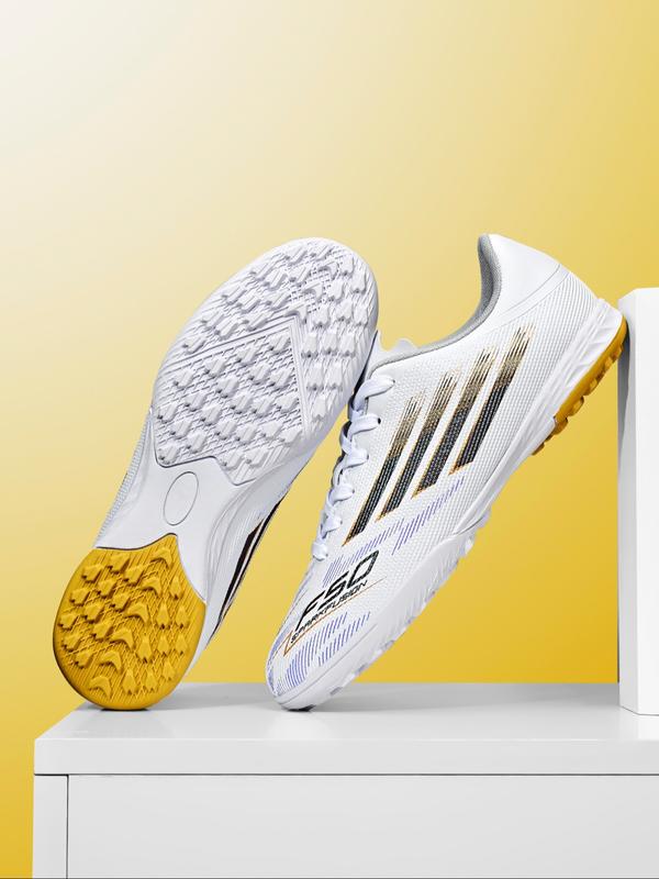 Adult Men Women Soccer Shoes, Soccer Cleats, PU Leather Sporty Style Outdoor Indoor Training Match Football Boots, All Season Long Studs Short Studs TF Ag