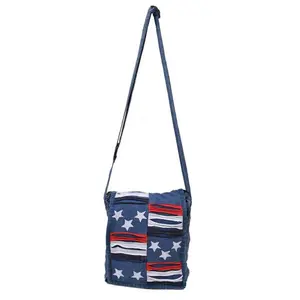 Caravan Closet Blue Americana Boho Bohemian Hippie Bag