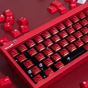 GATERON Magnetic Jade Ruby Keyboard Switches, Linear Factory Pre-lubed Freely Setting Pre-Travel 20mm Longer Spring Key Switches for Magnetic Gaming Keyboard (70)