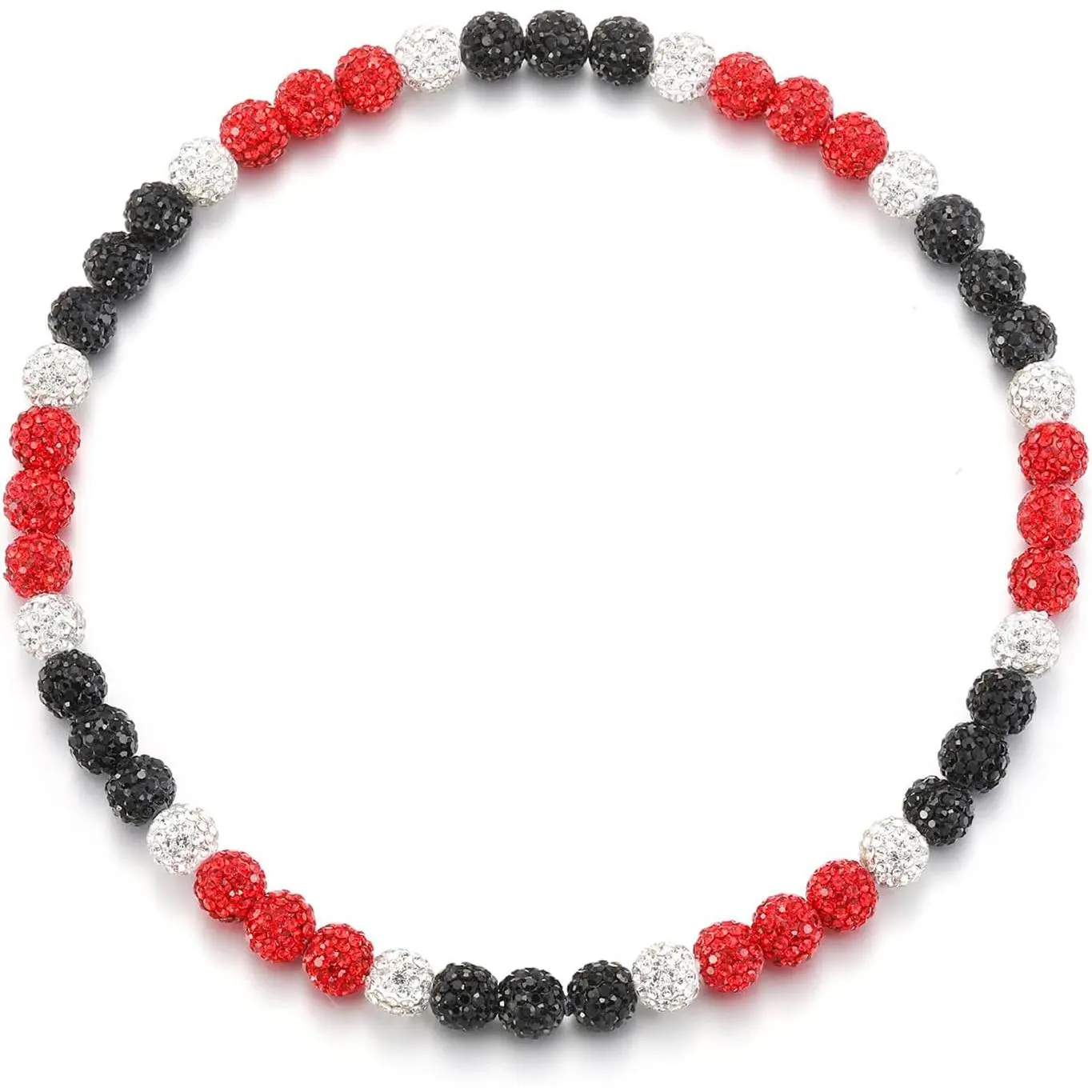 Bright Red/White/Black