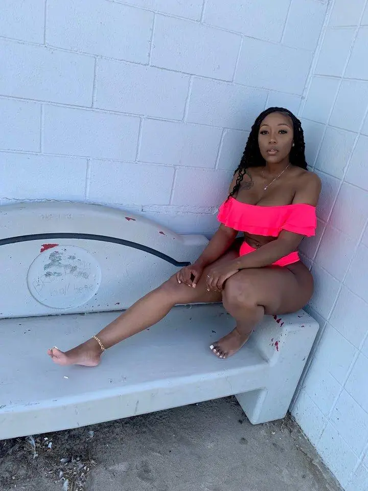 Pretty In Pink High Waisted Bikini - Off The Shoulder Ruffle Top & Matching Bottoms for Summer Fashion
