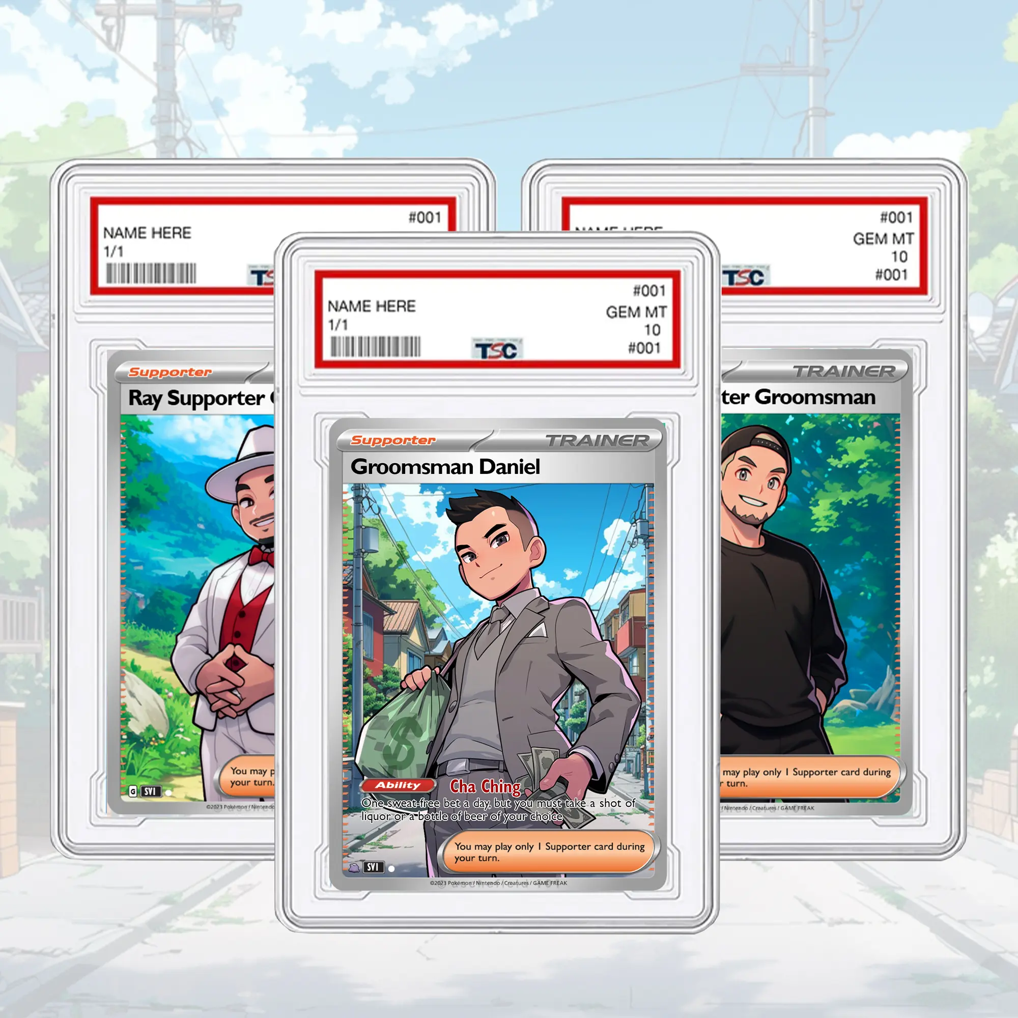 Custom Groomsmen Trading Card, Groomsmen Proposal, Groomsman Gift, Wedding, Gift Poke Trainer Card - Great for Pokemon Fans, Gifts, Anniversaries, Parties and More - TikTok Shop Custom Groomsmen Trading Card, Groomsmen Proposal, Groomsman Gift, Wedding, Gift Poke Trainer Card - Great for Pokemon Fans, Gifts, Anniversaries, Parties and More - TikTok Shop