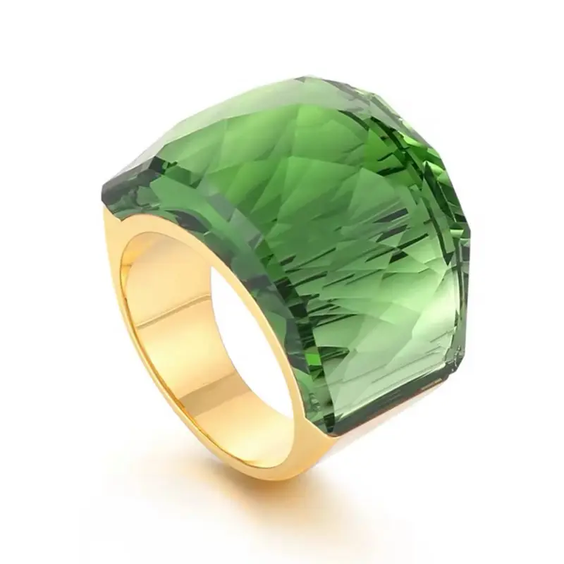 Anillo acero inoxidable color (verde) Anillo acero inoxidable color (verde)