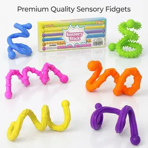 The Most Addictive Sensory Fidget Toy Set! 6 Textures to Twist, Bend & Play Anywhere