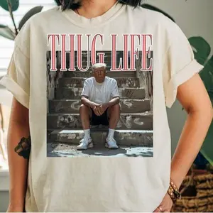 Donald Trump Thug Life Shirt, Viral Thug Life Trump T-Shirt, Thug Life Trump Tee, Donald Trump Thug, Funny Trump 2024 Shirt, Republican Gifts