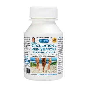 Andrew Lessman Circulation and Vein Support for Healthy Legs - 30 Capsules