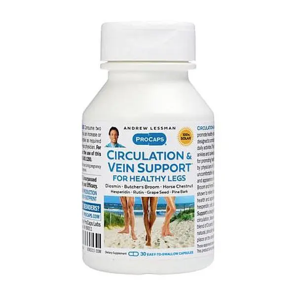 Andrew Lessman Circulation and Vein Support for Healthy Legs - 30 Capsules Andrew Lessman Circulation and Vein Support for Healthy Legs - 30 Capsules