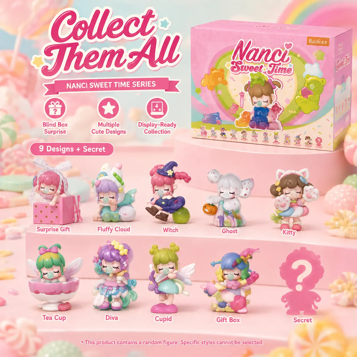 Nanci Sweet Time Collectible Figure Sealed Blind Box - Entertainment Figurine & Statue