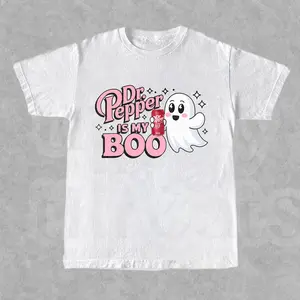 Dr. Pepper IS MY BOO Tshirts - High quality cotton T-shirts - Fashion Unisex T-shirts - Perfect Gift For Christmas, Mother's Day, And Holiday Parties, Casual Round Neck, pepper clothes pepper clothing