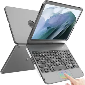 for iPad (A16) 11th Generation Case with Keyboard (11", 2025) & 10th Gen (10.9", 2022) - 360? Rotatable, Thin & Light, Multi- Trackpad for iPad (A16) 11th/10th Gen (Gray)