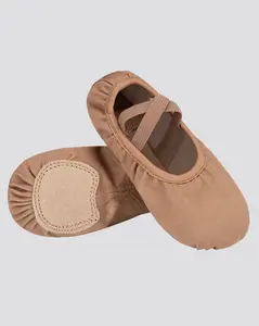 Kids Stretch Canvas Split Sole Ballet Shoes