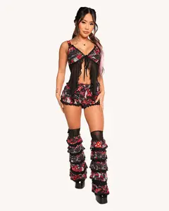 Secret of Life Mushroom Ruffle Top