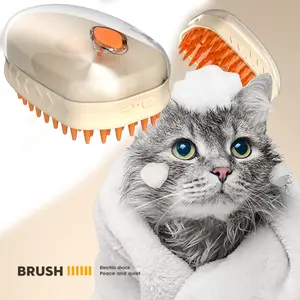 2in1 Pet steam brush, steam brush for dogs, rabbits., Pet spray comb for shedding and grooming, Gentle Technology, Easy-to-Clean, massage, Grooming Washable, useful for shedding