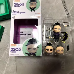 2026 new Anime Demon Slayer Shinazugawa Genya Q Version joint mobility Action Figure PVC Model Toys Desk Decor Collectible Gifts boxed