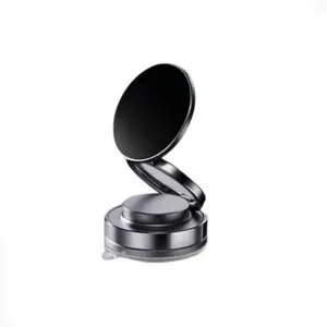 Magnetic Car Phone Holder, Vacuum Suction Dashboard Mount, Universal Car Navigation Desktop Stand, Easy Installation