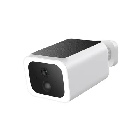 Luna Solar Camera Security - 2K 2.4GHz Wi-Fi Outdoor Wireless Camera, Solar + Battery Powered, Starlight Color Nightvision, DWDR Clarity, Smart AI Motion Sensor Alerts, Activity Zones, 2-Way Audio, IP65 Weatherproof, Metal Durable Design, Recording