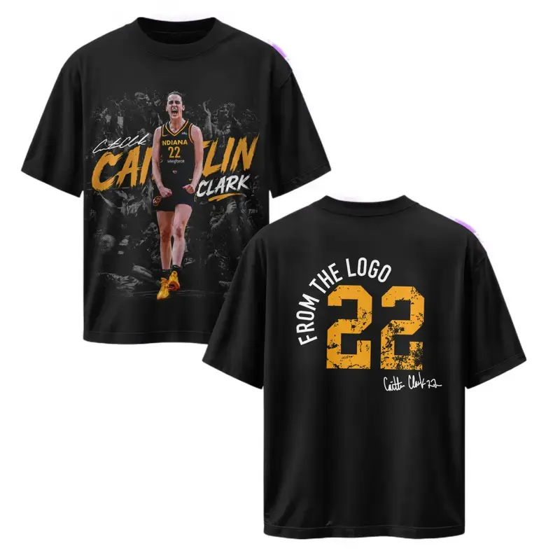 Unisex All-Star 2026 Chicago, All-Star Weekend Caitlin Clark Basketball Champion T-Shirt, Graphic Print T-Shirt, Casual Tee, Trendy Streetwear Outfit