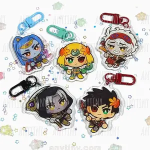 Hades: Zagreus, Melinoe, Thanatos, Hypnos and Megaera (Megera) keychains