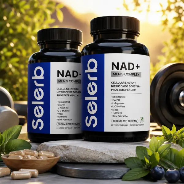 1 - 3 Pack Liposomal NAD+ Supplement for Men with Resveratrol, CoQ10, L-Citrulline & Lycopene, NMN Alternative for Cellular Energy, Nitric Oxide, Prostate Health & Healthy Aging Support