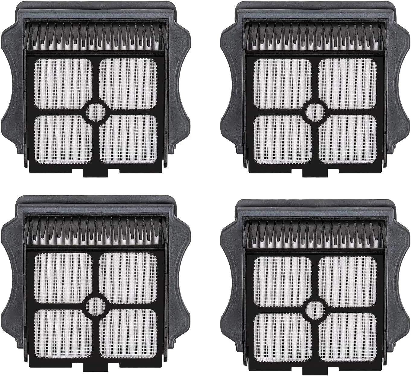(4 Pack) iFloor 3 Replacement HEPA Filter Compatible with Tineco iFloor 3, Floor One S3, Floor One S5, Floor One S5 Pro 2, Cordless Wet Dry Vacuum Cleaner, Vacuum Cleaners Parts, 4 Filters