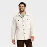 Men's Vintage High Pile Full Button Jacket - Goodfellow & Co