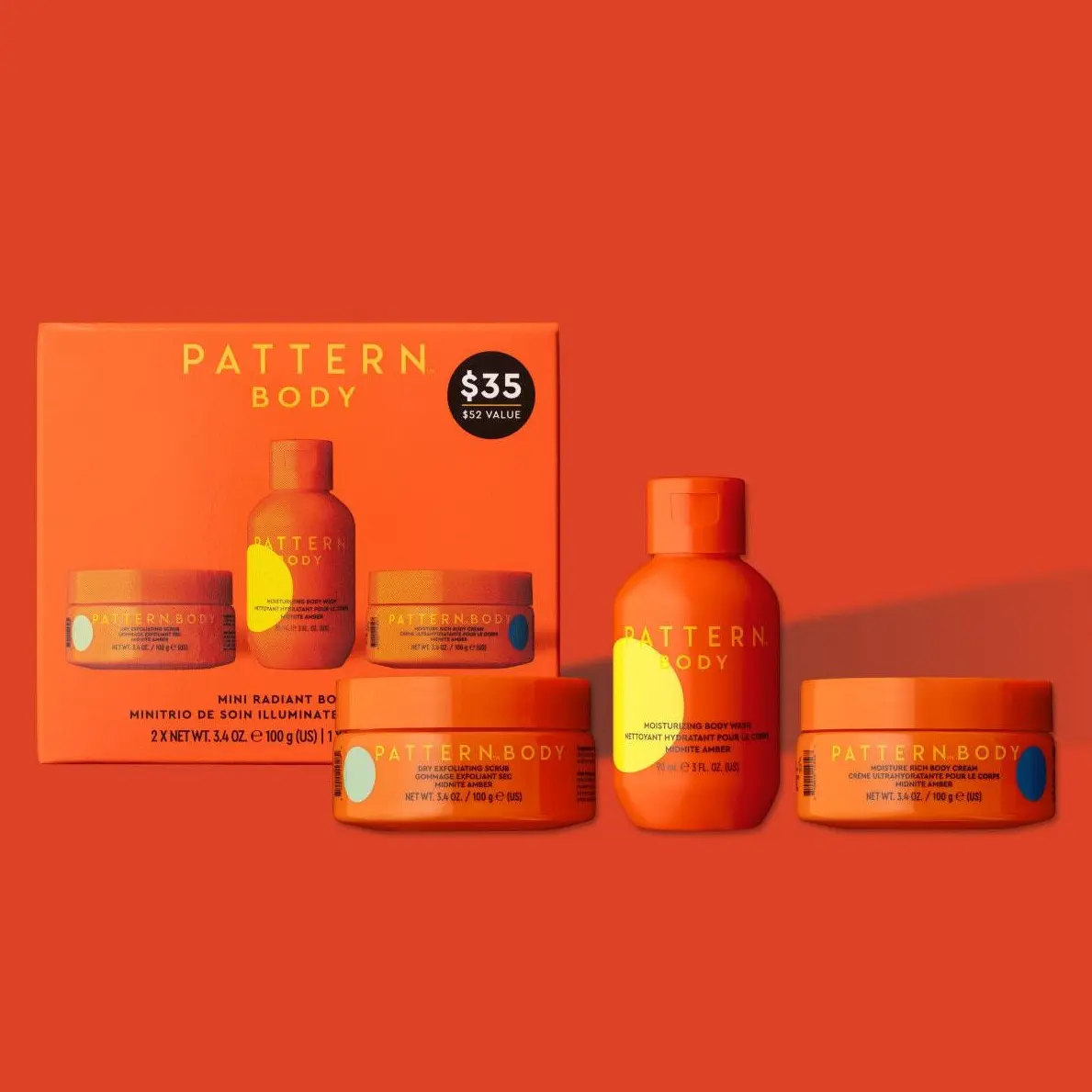 PATTERN Beauty Mini Radiant Body Trio