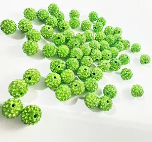 DRIP CLIP NECKLACE- LIME GREEN