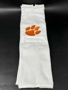 Clemson Tigers White Football College Game Towel Football Cotton New