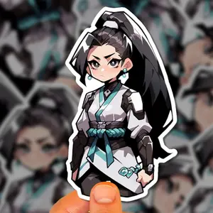 Valorant Sage Vinyl Sticker Sage Fan Art Decal Perfect Gift for Valorant Players Premium Vinyl for Sage Mains gifts stickers