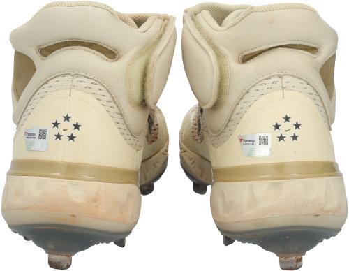 Pete Alonso New York Mets Game-Used Tan Nike Cleats from the 2025 MLB Season - Fanatics Authentic Certified