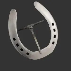 Authentic Iron Horseshoe Statement Belt Buckle for Men and Women, Fashion Clothes Accessory
