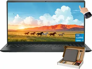 Dell 15.6" FHD Touch Laptop | Windows 11 Pro | Intel 10-Core i5-1334U (Up to 4.6GHz) | 1 Copilot AI for Student and Business, WiFi 6 | 64GB RAM + 2TB SSD