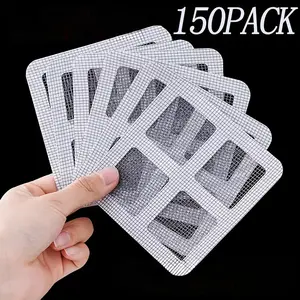 150 Pack Disposable Shower Drain Cover Hair Catcher Shower Drain Mesh Stickers, Bathroom, Laundry, Bathtub, Kitchen, Sink, for Human and pet Hair (3.9 x 3.9 inch) - Tools & Hardware.