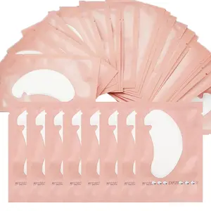 100/200Pcs Water Gel Eyelash Pads – Natural Hydrogel Under Eye Gel Patches for Eyelash Extension, Lint-Free Collagen & Eye Pads for Salon & Home Use | Moisturizing, Non-Slip, Beauty Tool for Lash Artists, Inspired by New Jersey Lashes Moisturize Hydrate