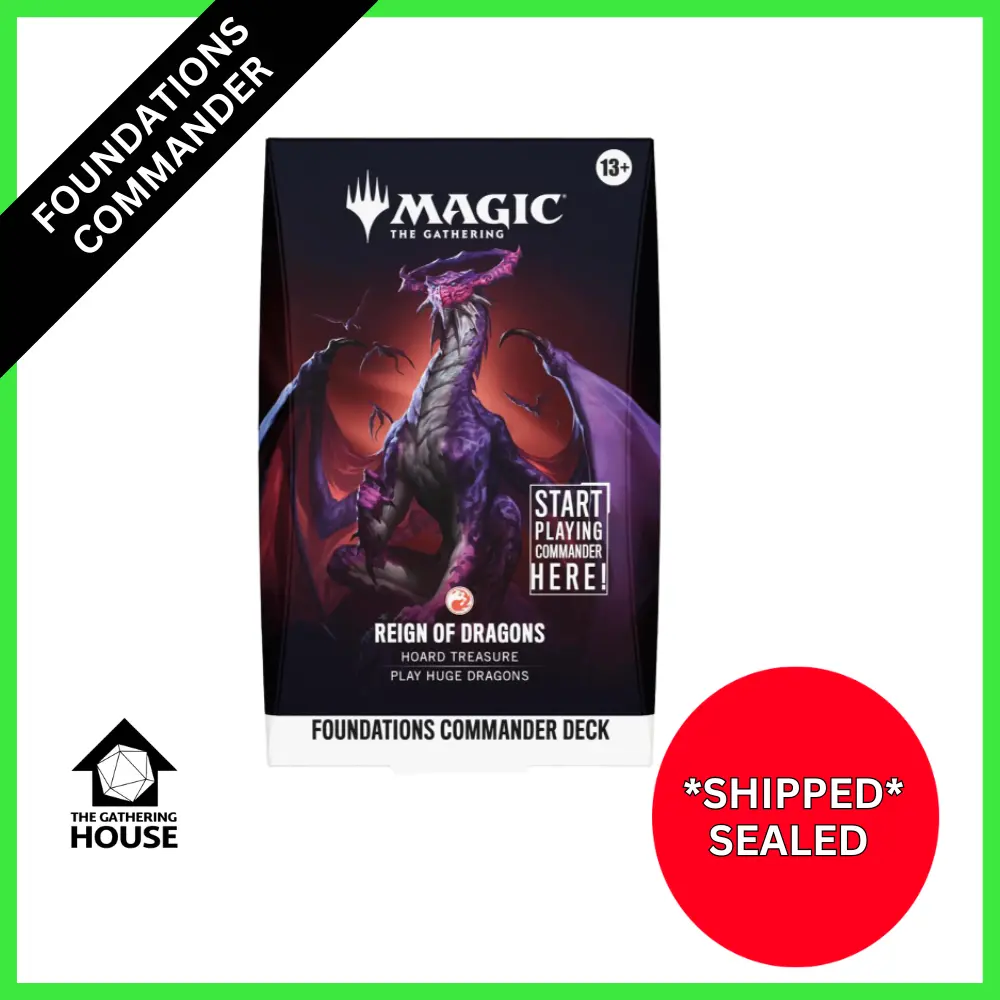 Foundations Commander Deck - Reign of Dragons - (FDC) - MTG - Magic the Gathering